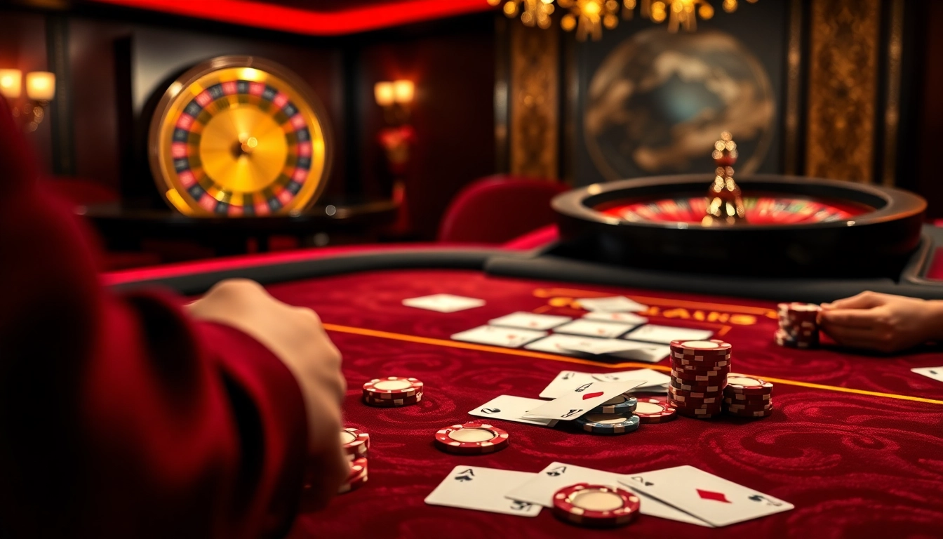 Winning hand of cards and chips at a luxurious poker table, featured at https://88vv.jpn.com/ for high-stakes gambling excitement.