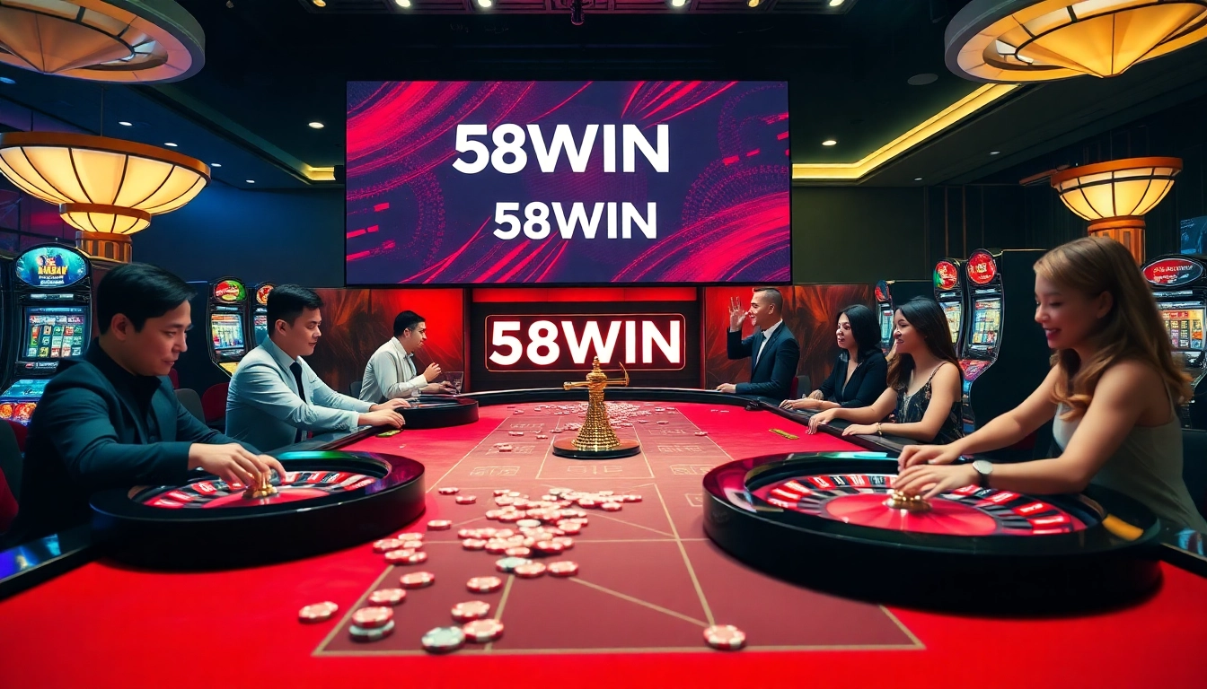 Join the excitement at 58WIN with dynamic gaming tables and thrilling online experiences.