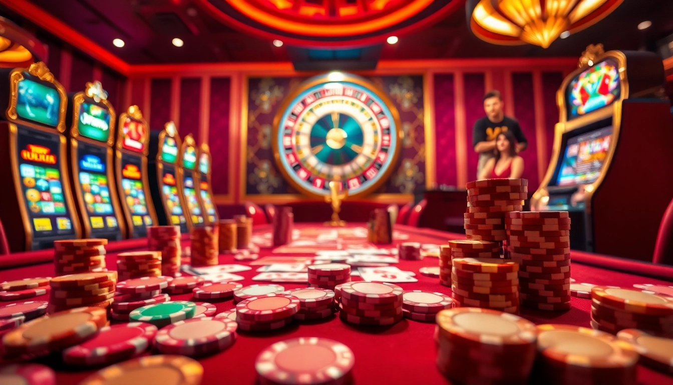 Experience thrilling gameplay at 888NEW’s casino with vibrant chips and cards.