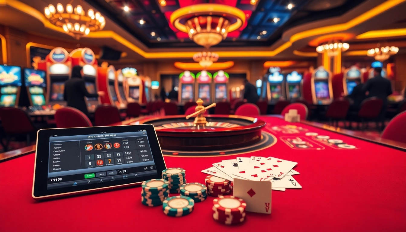 Experience the thrill of casino gaming at https://af88.bid/ with vibrant poker, roulette, and slot visuals.