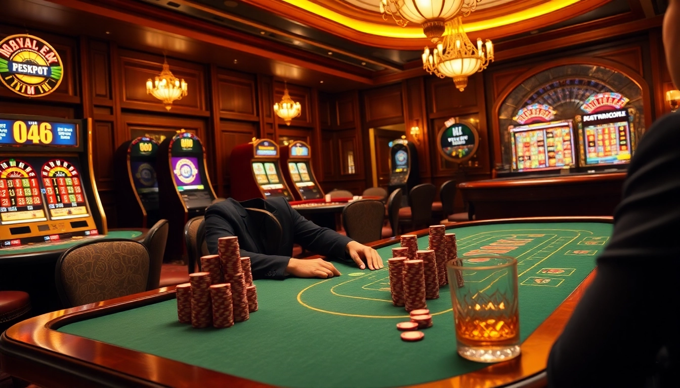 Experience high-stakes thrill in a luxurious casino atmosphere with DA88 poker strategies.