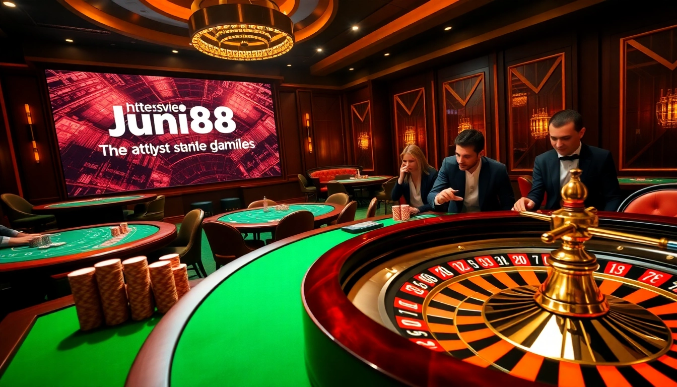 Experience thrilling action at the https://jun88.now/ online casino with vibrant games and betting excitement.