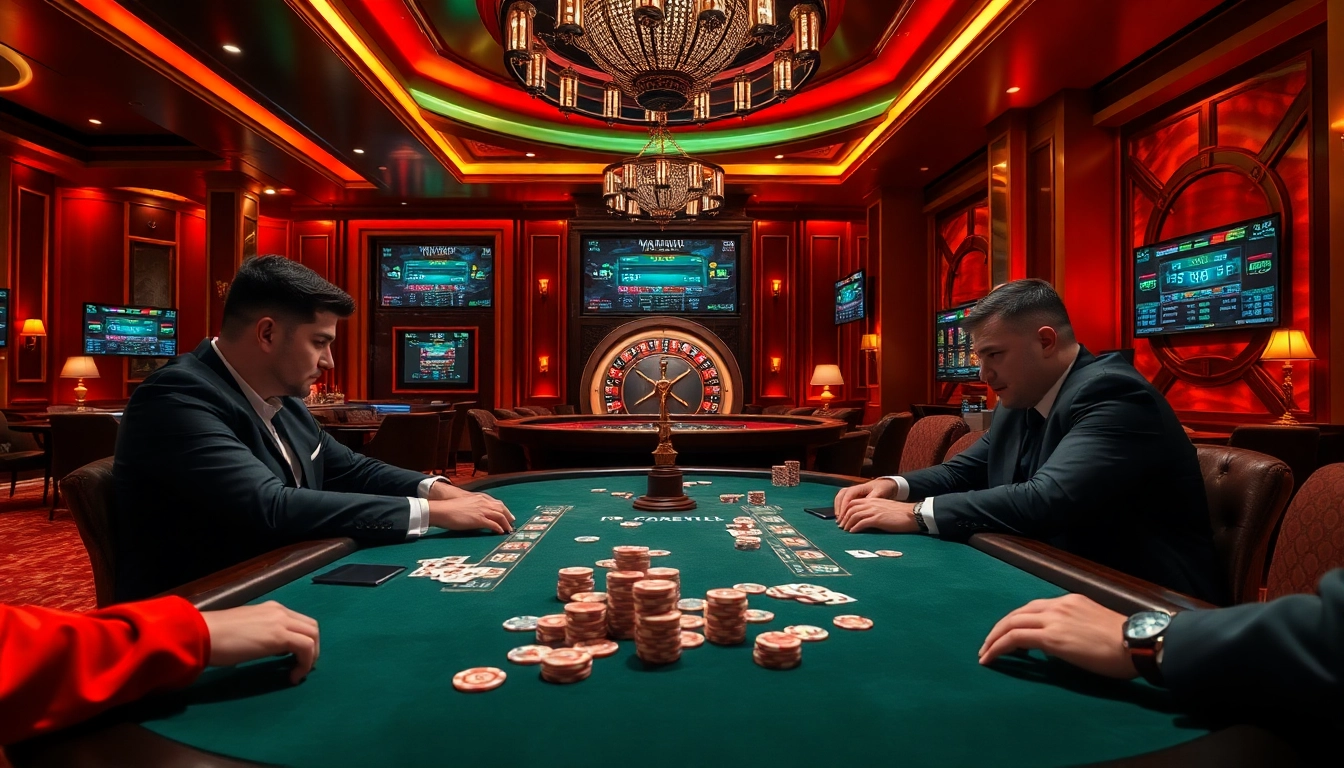 Professional poker game at tg88 casino showcasing immersive gambling experience.
