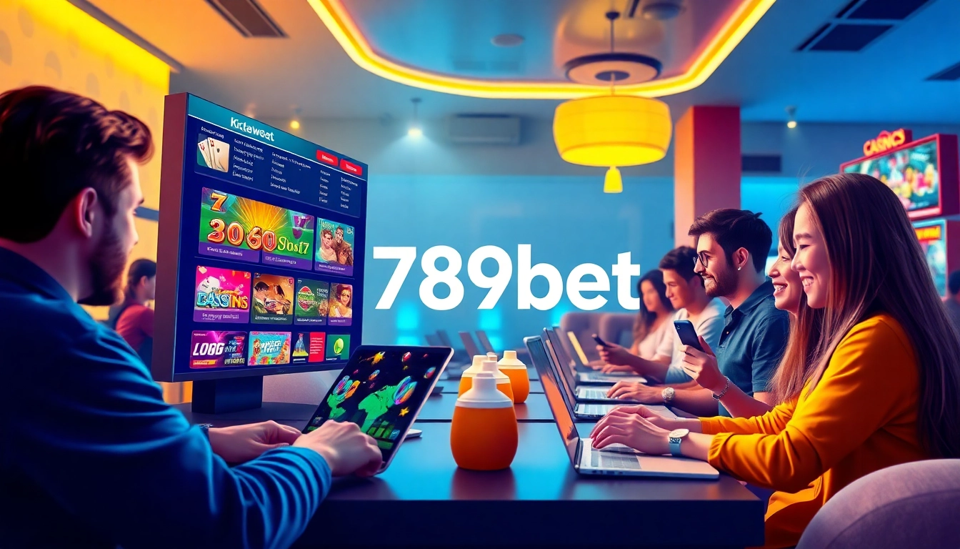 Engaged players enjoying various games on 789bet's user-friendly platform.