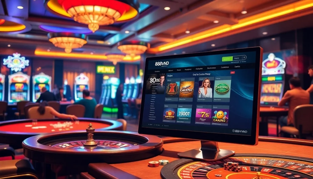 Experience the thrill of 888VND casino games with vibrant action and engaging visuals.